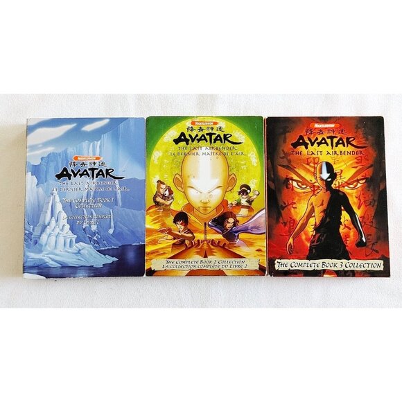 Avatar: The Last Airbender Complete Book 1, 2, & 3 Sets on DVD - Picture 1 of 5